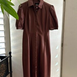 Beautiful faux leather dress